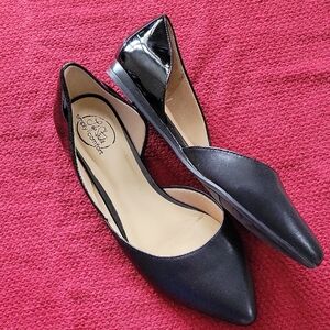 Life Stride 8M Black Patent Flats